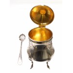 France, mustard pot with spoon