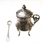 France, mustard pot with spoon