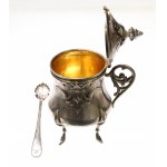 France, mustard pot with spoon