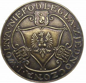 Pologne, insigne de l'indépendance unie et libre 1918