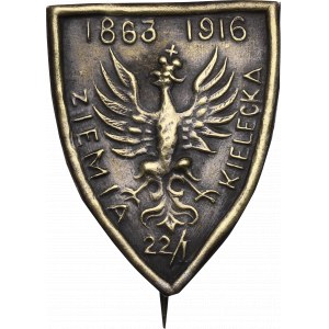 Polonia, distintivo patriottico Ziemia Kielecka 1863-1916