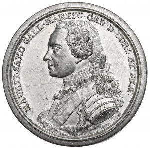 Kurlandia, Medal śmierć Maurycego Saskiego 1750