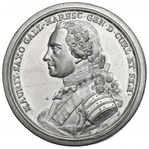 Kurlandia, Medal śmierć Maurycego Saskiego 1750