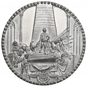 Courland, Maurice Saský úmrtní medaile 1750