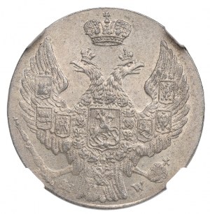 Russische Teilung, Nikolaus I., 10 Pfennige 1840 - NGC MS66