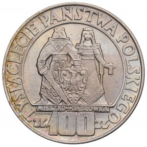 PRL, 100 Zloty 1966 Mieszko i Dąbrówka