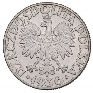 II RP, 5 złotych 1936 Żaglowiec