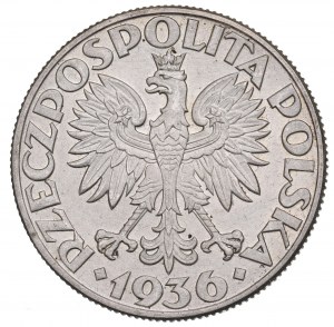 II RP, 5 zlotých 1936 Plachetnica