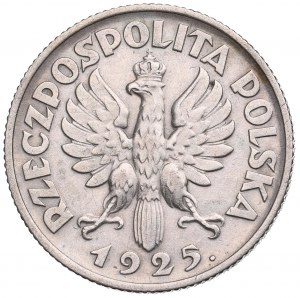 II RP, 1 zloty 1925 (con punto), Londra Donna e orecchie