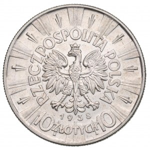 II Republic of Poland, 10 zloty 1938 Pilsudski