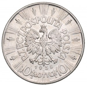 II Republic of Poland, 10 zloty 1938 Pilsudski