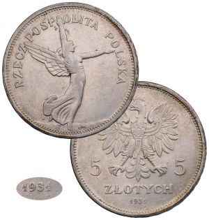 II Republic of Poland, 5 zloty 1931 Nike