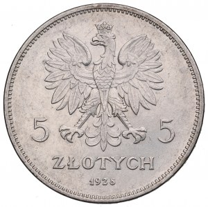 II RP, 5 zloty 1928, Nike, BZM