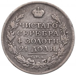 Russia, Alessandro I, Rublo 1815 МФ
