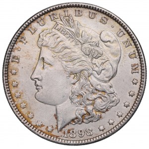 États-Unis, dollar Morgan 1898