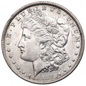 USA, Morganův dolar 1888