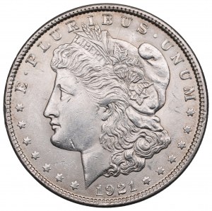 États-Unis, dollar Morgan 1921