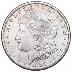 USA, Morgan dollar 1881 S