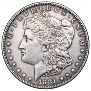 États-Unis, dollar Morgan 1881
