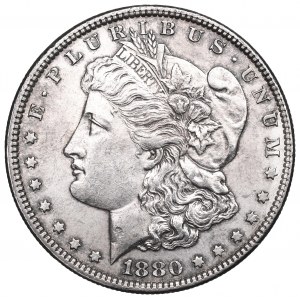 USA, Morganův dolar 1880