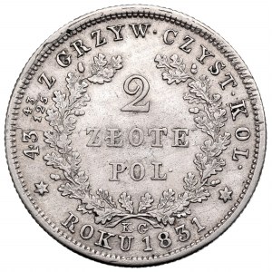 Rivolta di novembre, 2 zloty 1831 - Pogoń con fodero