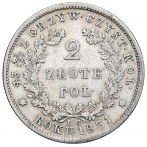 November Uprising, 2 zloty 1831