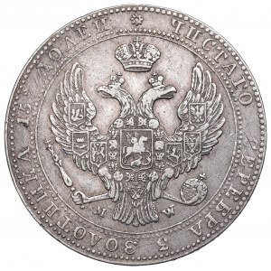 Russische Teilung, Nikolaus I., 3/4 Rubel=5 Zloty 1840 MW, Warschau