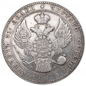 Russische Teilung, Nikolaus I., 1-1/2 Rubel=10 Gold 1835 MW, Warschau - selten