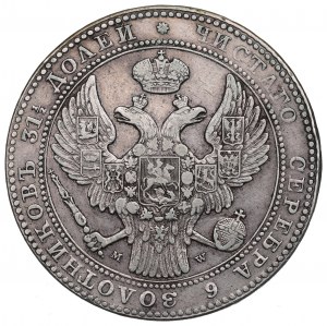 Partizione russa, Nicola I, 1-1/2 rubli=10 zloty 1836 MW, Varsavia