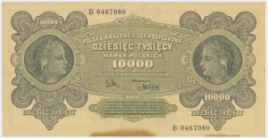 II RP, 10 000 poľských mariek 1923 B