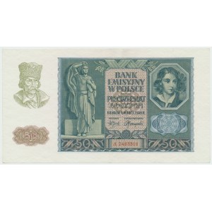 GG, 50 Zloty 1940 A