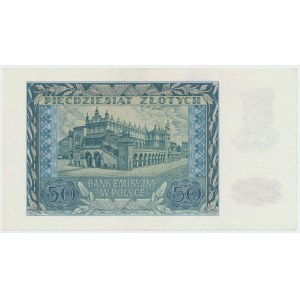 GG, 50 zlotých 1940 A