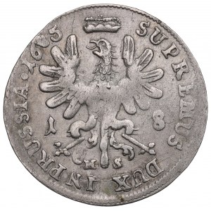 Prusy Książęce, Fryderyk Wilhelm, Ort 1685 HS, Królewiec