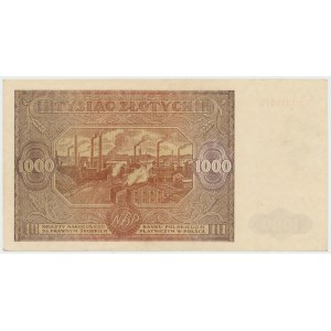 PRL, 1000 złotych 1946 D