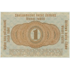 Poznan, 1 rublo 1916, clausola breve