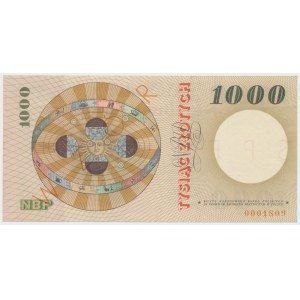 PRL, 1000 zloty 1965 - SPECIMEN / MODEL - A 0000000