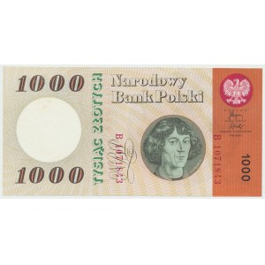 République populaire de Pologne, 1000 zloty 1965 B