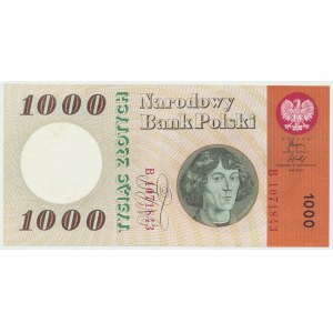 People's Republic of Poland, 1000 zloty 1965 B