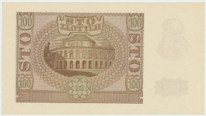 GG, 100 złotych 1940 B - Fałszerstwo z epoki ZWZ