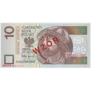 10 złotych 1994 WZÓR - AA 0000000