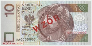 10 zloty 1994 MODELLO - AA 0000000