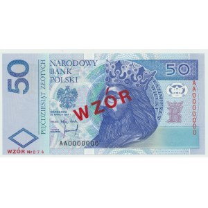 50 złotych 1994 WZÓR - AA 0000000