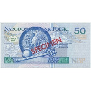 50 złotych 1994 WZÓR - AA 0000000