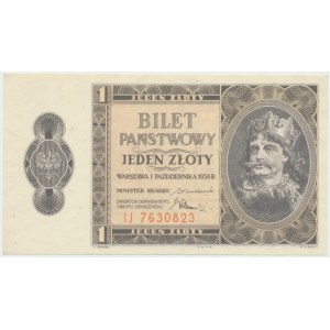 II RP, 1 zloty 1938 IJ