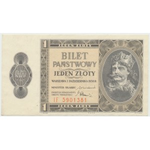 II RP, 1 zlotý 1938 IF