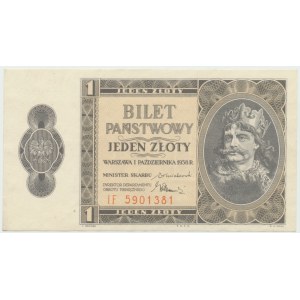 II RP, 1 zloty 1938 IF