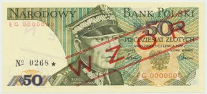 PRL, 50 Zloty 1986 EG - MODELL Nr. 0268