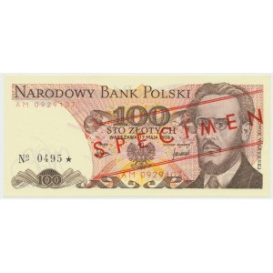 PRL, 100 złotych 1976 AM - WZÓR No. 0495