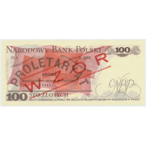 PRL, 100 zloty 1976 AM - MODEL No. 0495