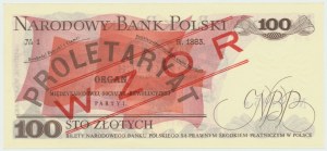PRL, 100 złotych 1976 AM - WZÓR No. 0495